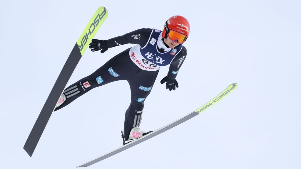 Katharina Schmid war in Lillehammer die beste deutsche Springerin.