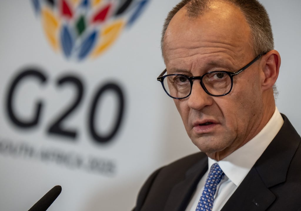 Sieht keine schnelle Rückkehr zum G8-Format: Bundeskanzler Friedrich Merz.