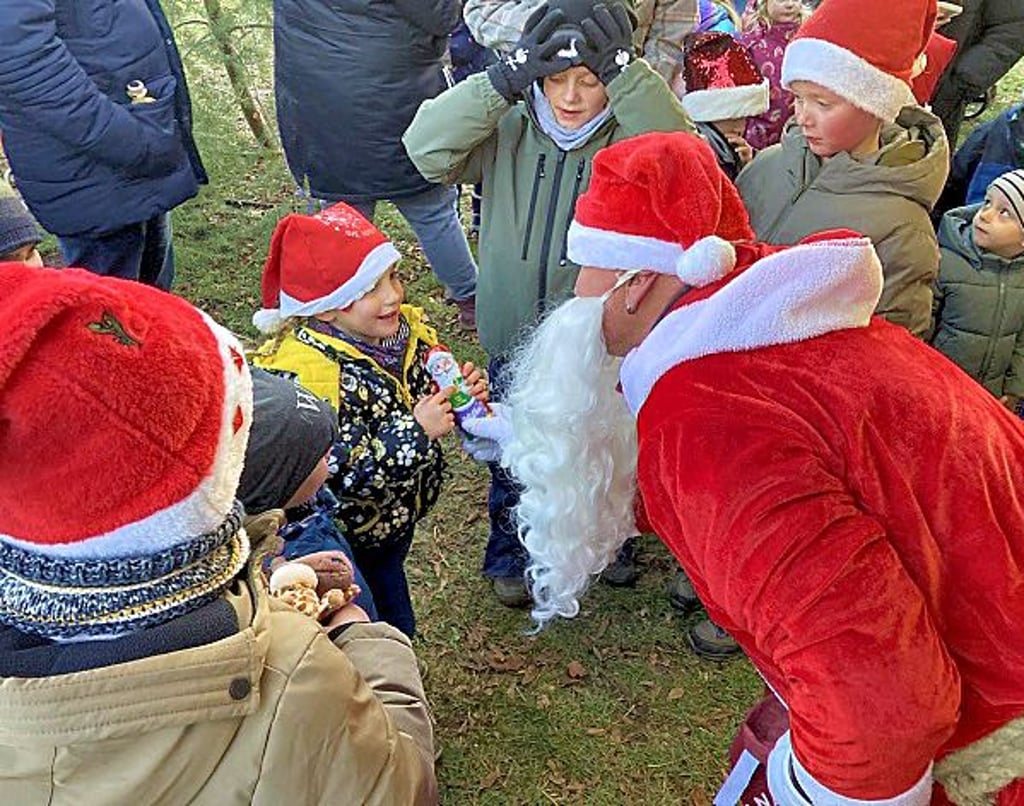 Weihnachtsmann unterwegs