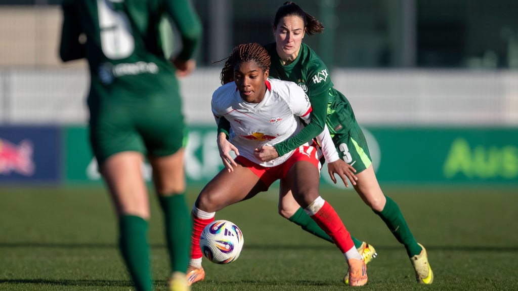 Delice Boboy erzielte gegen Wolfsburg ihr erstes Tor für RB Leipzig.