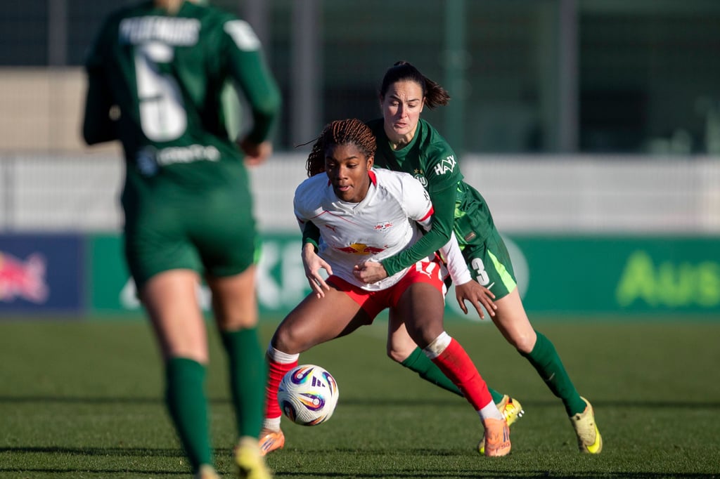 Delice Boboy erzielte gegen Wolfsburg ihr erstes Tor für RB Leipzig.