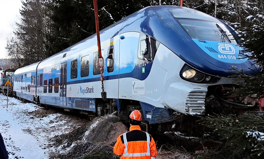 Ein Zugunfall im Bahnhof von Johanngeorgenstadt ging glimpflich aus.