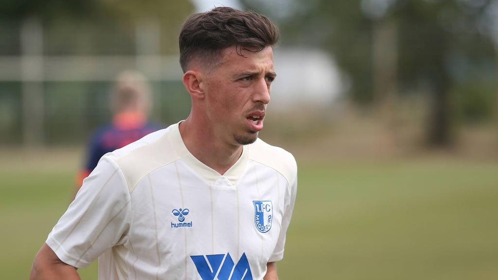 Stefan Korsch vom 1. FC Magdeburg II: Gegen den SV Babelsberg gelang dem Angreifer ein Tor.