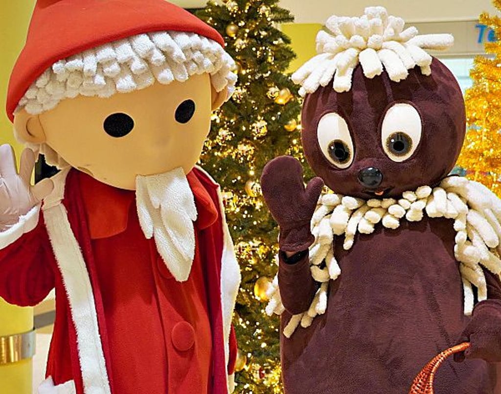 Sandmann und Pitti in Lebensgröße und zum Anfassen.