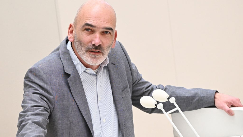 Der stellvertretende Brandenburger BSW-Fraktionsvorsitzende Christian Dorst tritt zurück. (Archivbild)