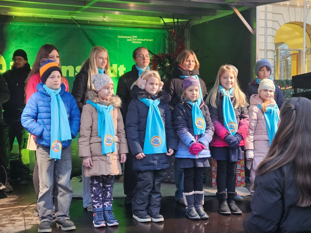 Auftritt der Elbkinder Magdeburg.