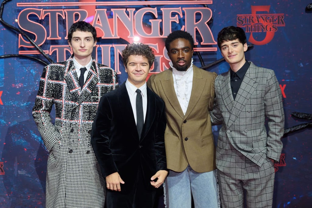 Zum Fan-Event in Berlin kamen einige der Hauptdarsteller von „Stranger Things“: Finn Wolfhard, Gaten Matarazzo, Caleb McLaughlin und Noah Schnapp (von links nach rechts). (Archivbild)