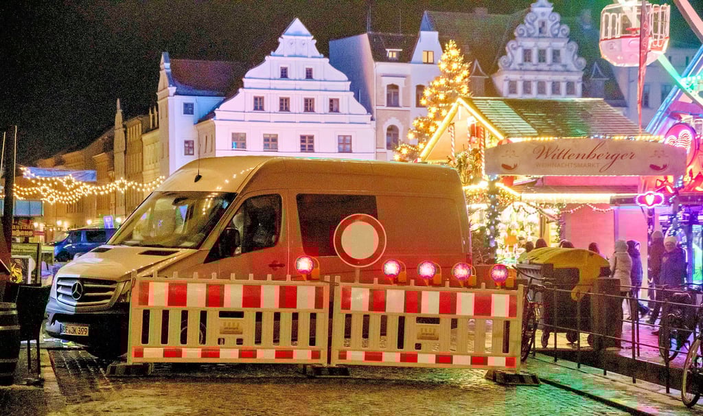 Das Sicherheitskonzept steht. Der Weihnachsmarkt in Wittenberg ist eröffnet. 