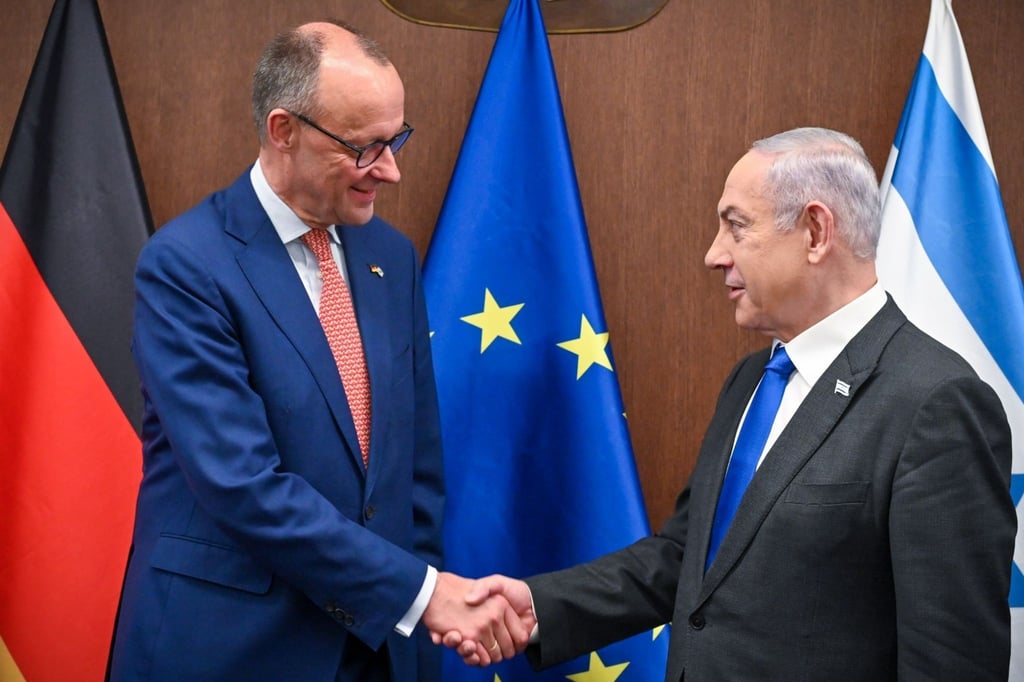Es ist die erste Reise von Friedrich Merz als Bundeskanzler nach Israel (Archivbild).