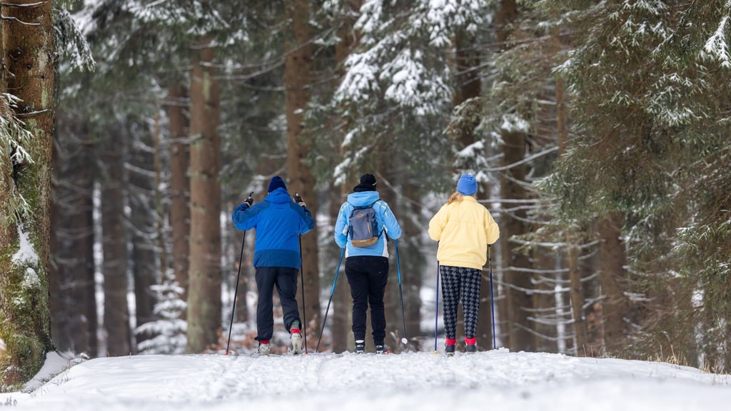 Knapp 50 Kilometer Langlaufstrecken sind im Thüringer Wald präpariert. (Archivbild)