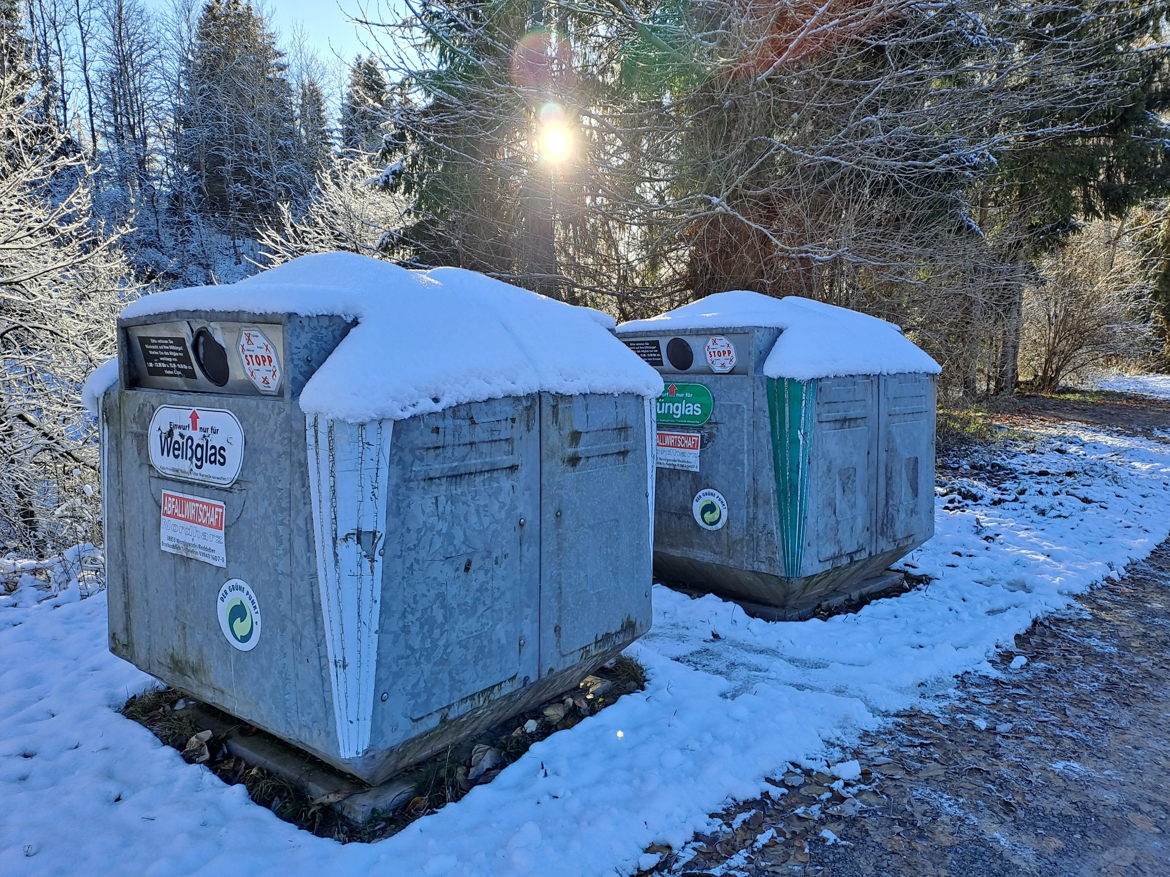 Behälter in Tanne: Altglas-Container in Oberharz-Ort erhalten neuen Standort