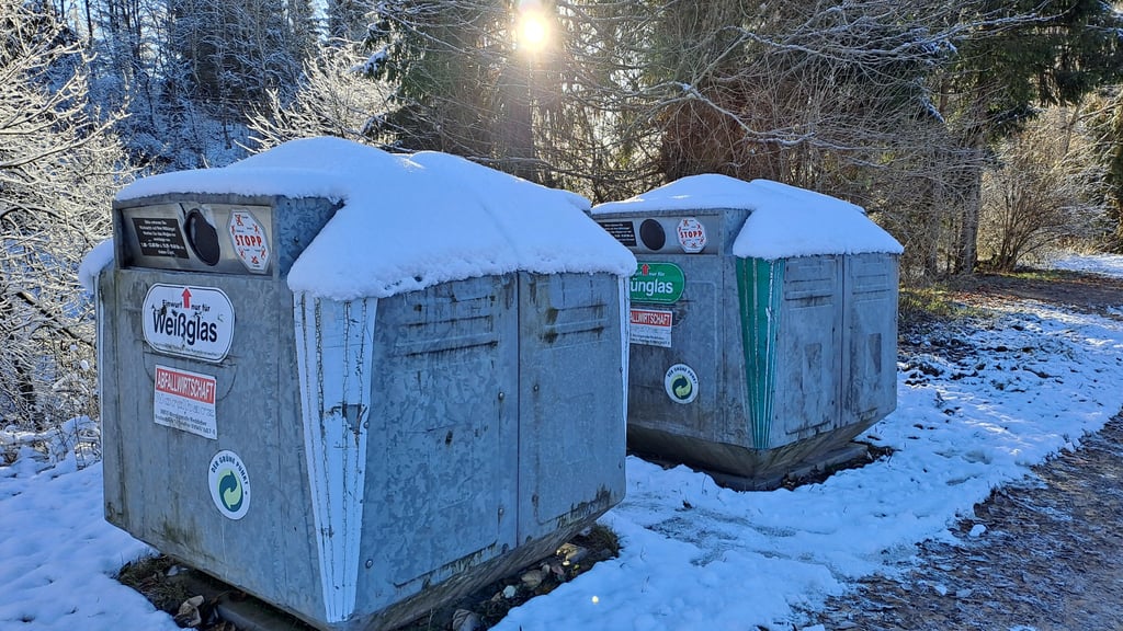 Die Glascontainer in Tanne kommen an einen neuen Standort.