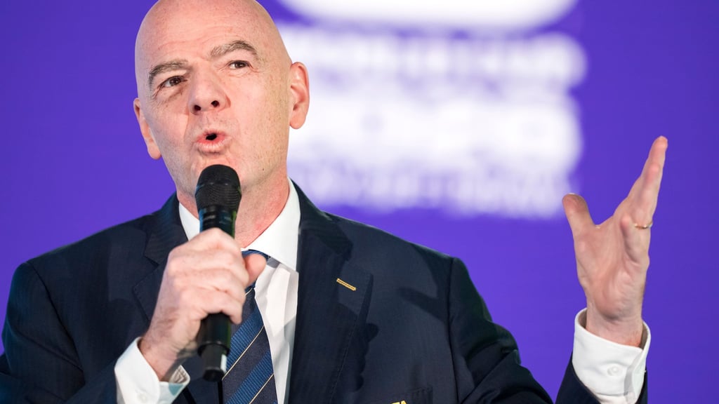 FIFA-Präsident Gianni Infantino freut sich nach eigenen Angaben auf die libanesische Staatsbürgerschaft. (Archivfoto)