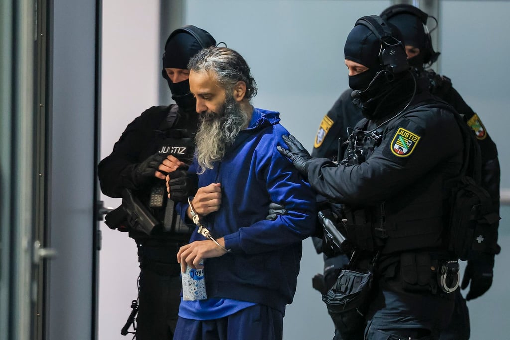 Der Prozess gegen Taleb al-Abdulmohsen wird im temporären Gerichtsgebäude des Landgerichtes Magdeburg geführt. (Archivbild)