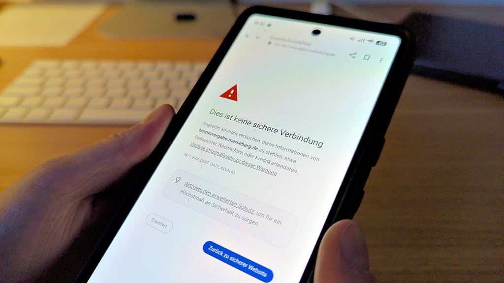 Termine buchen bei der Stadtverwaltung Merseburg ist zuweilen gar nicht so einfach.