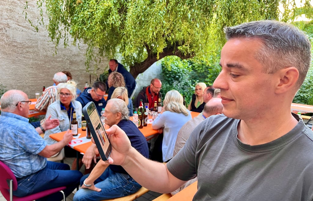Der CDU-Politiker Stefan Ruland, hier am Abend der Kommunalwahl im Sommer 2024.