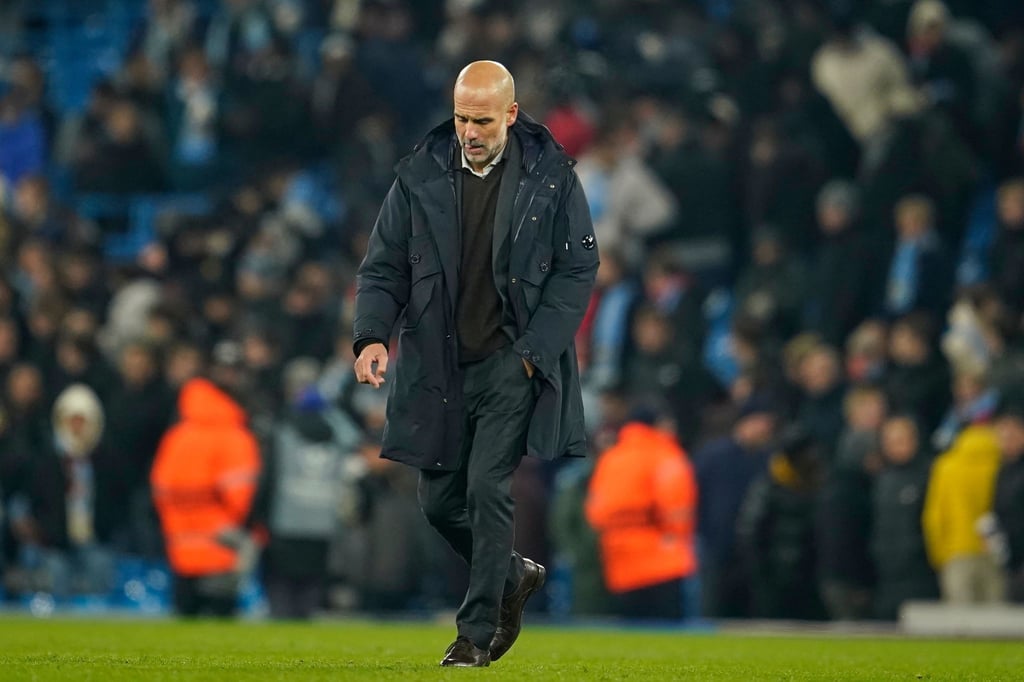 Hat sich gegen Bayer Leverkusen verzockt: Manchester Citys Cheftrainer Pep Guardiola.