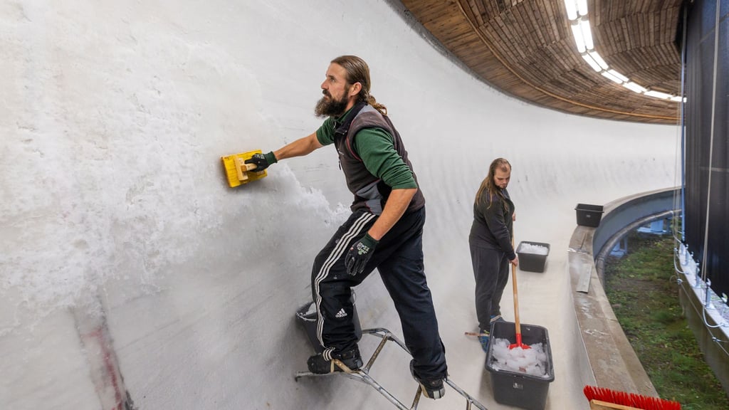 Der Oberhofer Eiskanal ist in diesem Jahr bereits seit dem 13. Oktober in Betrieb. (Archivbild)