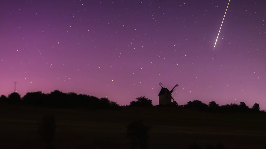 Im Dezember zieht mit den Geminiden ein Sternschnuppenregen über Sachsen-Anhalt hinweg. Bis zu 150 Sternschnuppen pro Stunde können dann sichtbar sein.