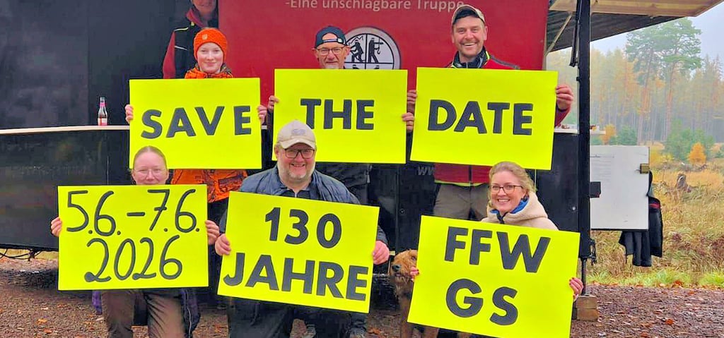 Vom 5. bis 7. Juni 2026 wollen die Kameraden der Freiwilligen Feuerwehr Groß Schwarzlosen den 130. Geburtstag ihrer Truppe feiern.