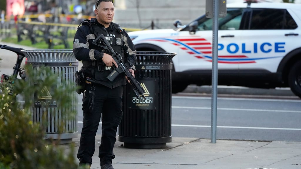 Mitten in Washington sind am Mittwochnachmittag (Ortszeit) Schüsse gefallen.