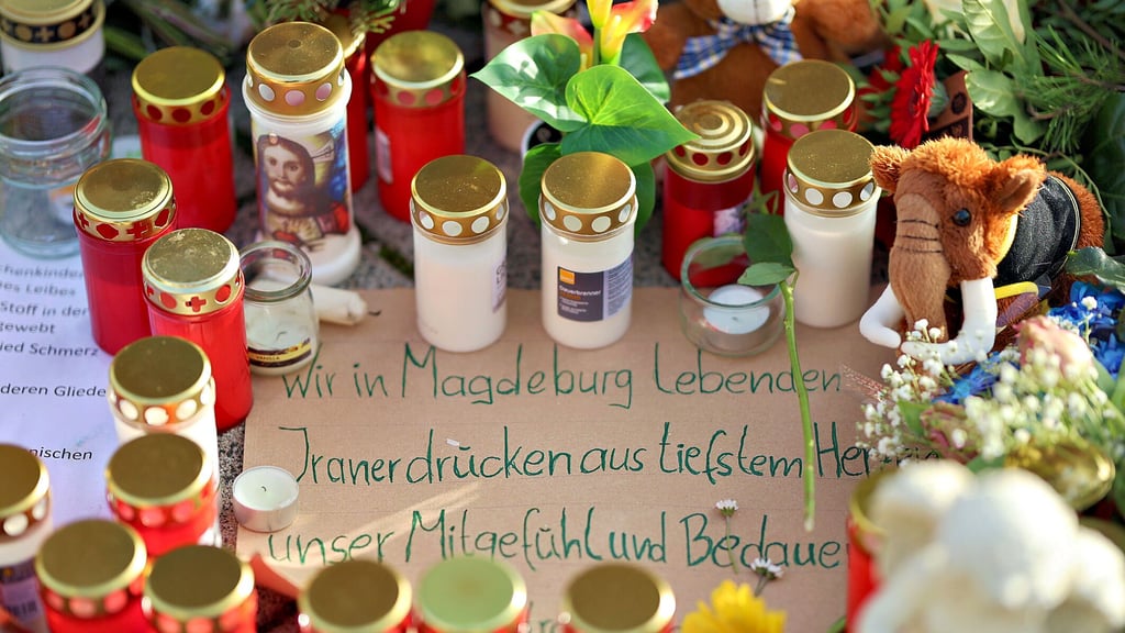 „In Magdeburg lebende Iraner“ drücken kurz nach dem Anschlag in Magdeburg ihr Mitgefühl aus. 