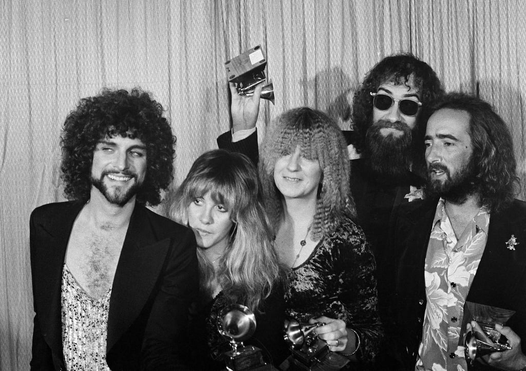 1978 erhielten John McVie (r) und Fleetwood Mac den Grammy in der Kategorie Album des Jahres für „Rumours“. (Archivbild)