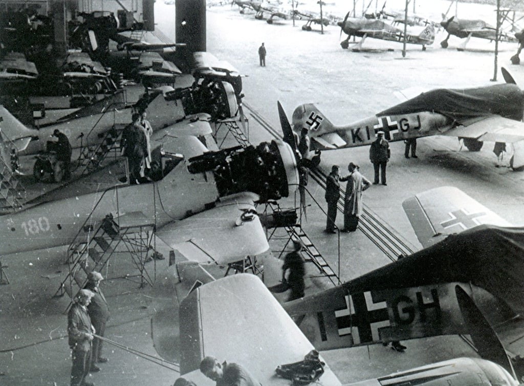 Ago Flugzeugwerke Oschersleben Serienfertigung Fw 190 u. Bf 109 AGO 1941 4