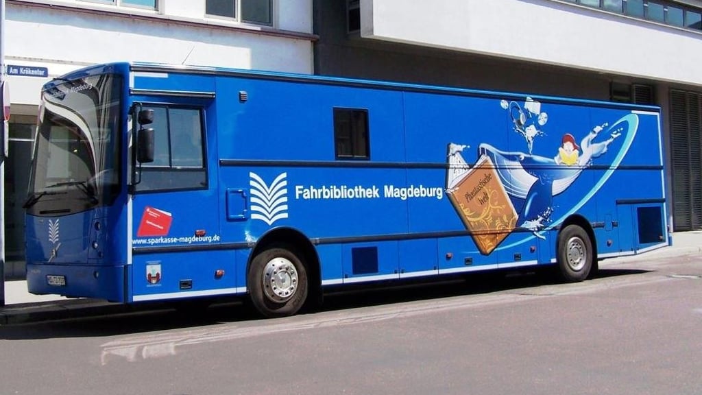 Die Fahrbibliothek Magdeburg musste in die Werkstatt.