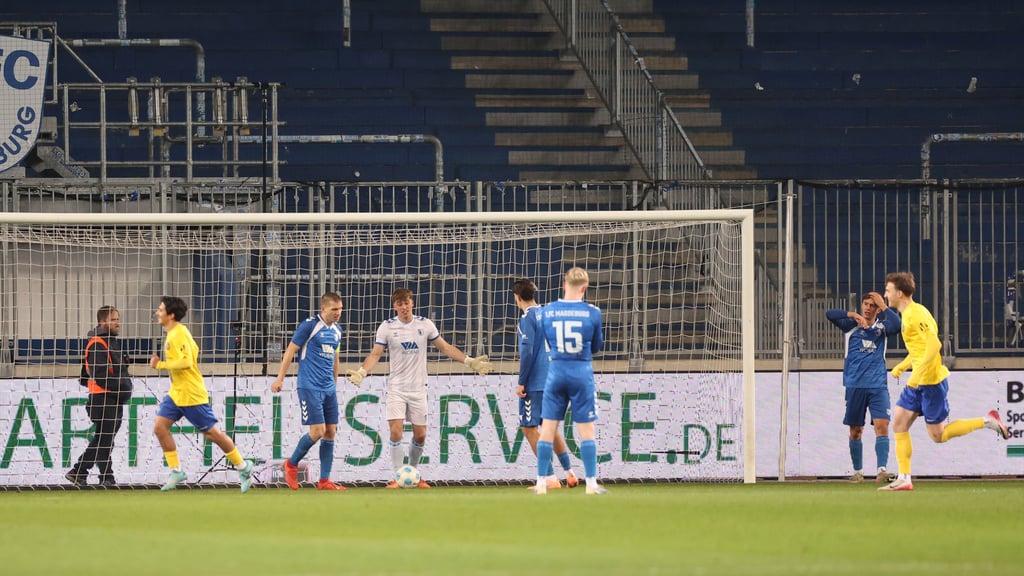 o hatten sich die Spieler des 1. FC Magdeburg II das Hinserien-Finale nicht erhofft.