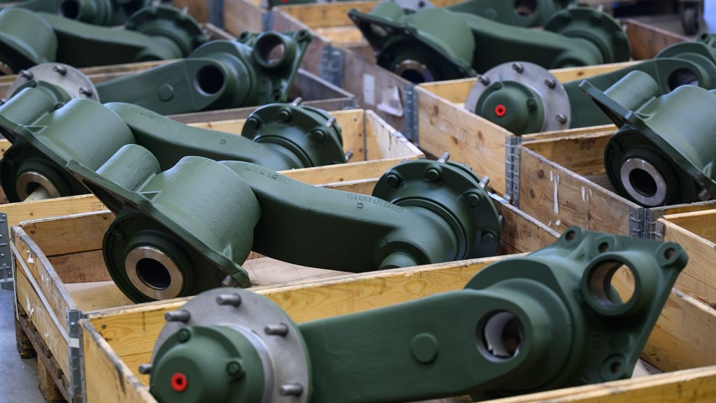 In Sachsen sind in der Verteidigungsbranche hauptsächlich Zulieferer tätig. (Archivbild)