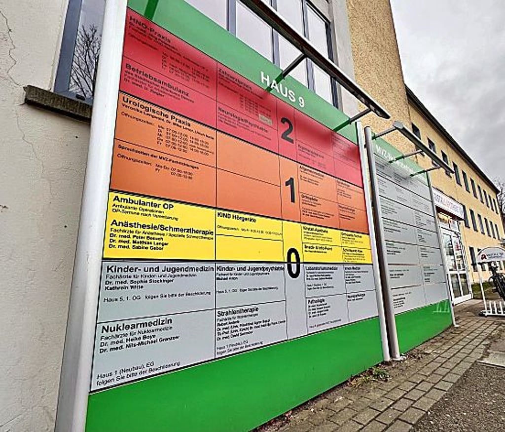 Das MVZ am Klinikumsstandort in  Dessau-Alten.