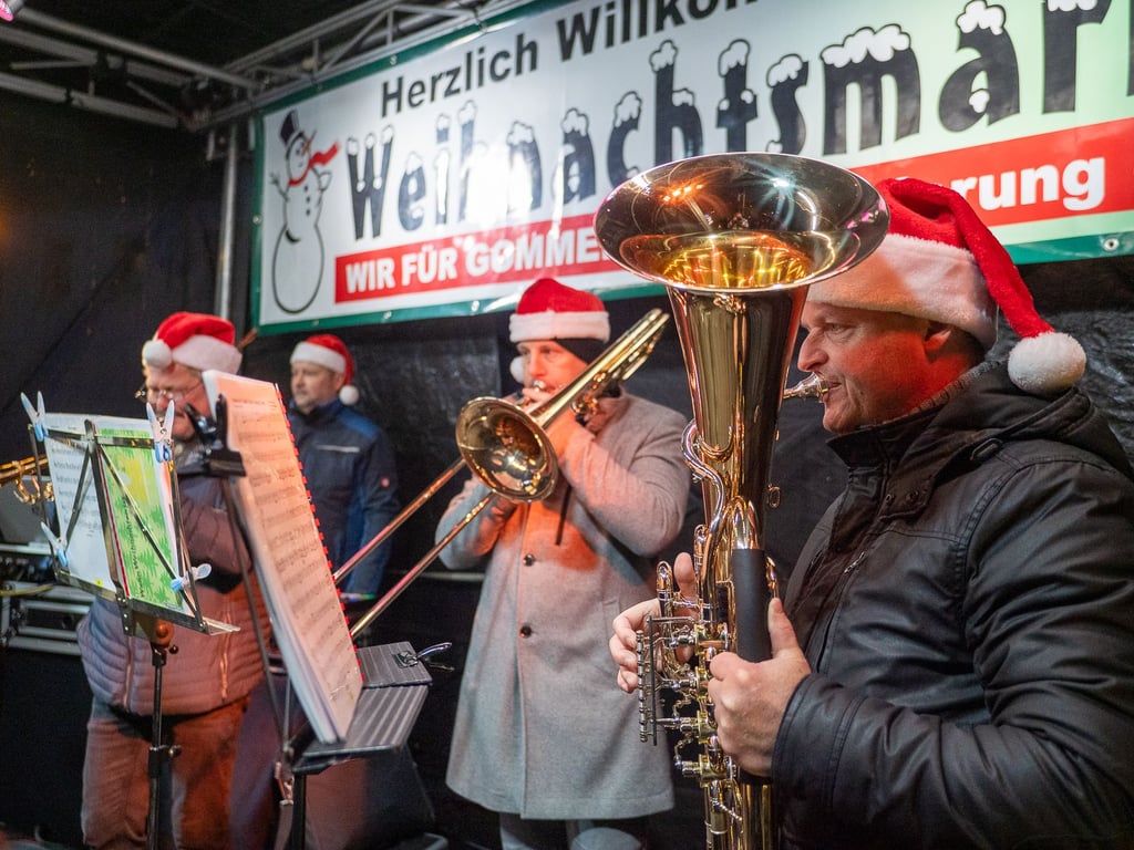 Prgramm auf dem Weihnachtsmarkt Gommern 2024.