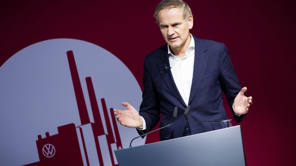 Oliver Blume beim Festakt zu 80 Jahre Mitbestimmung bei VW: „Kein Gegensatz zur Unternehmensführung“.