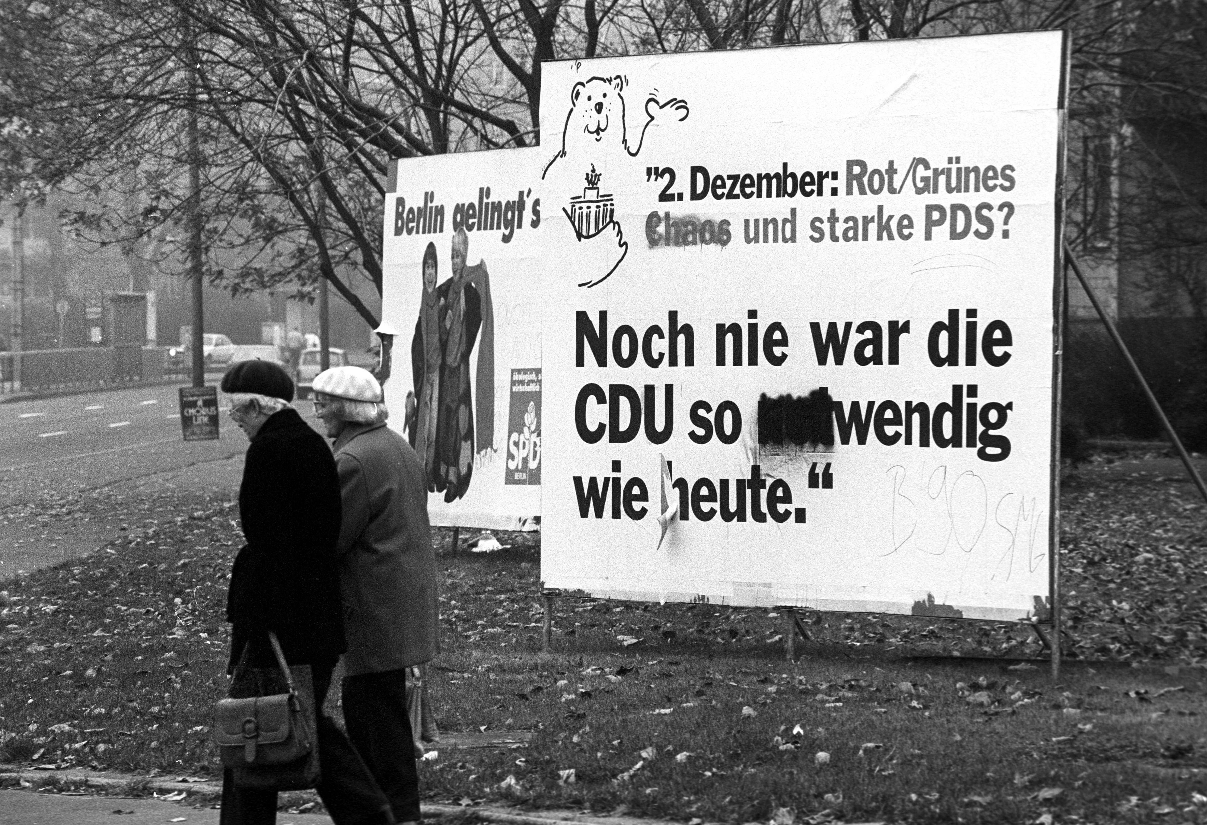 Das erste Jahr der Einheit: Bundestagswahl 1990: Das erste Mal wird zur Wahl der Qual