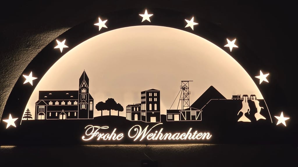 Der Helbraer Schwibbogen. 