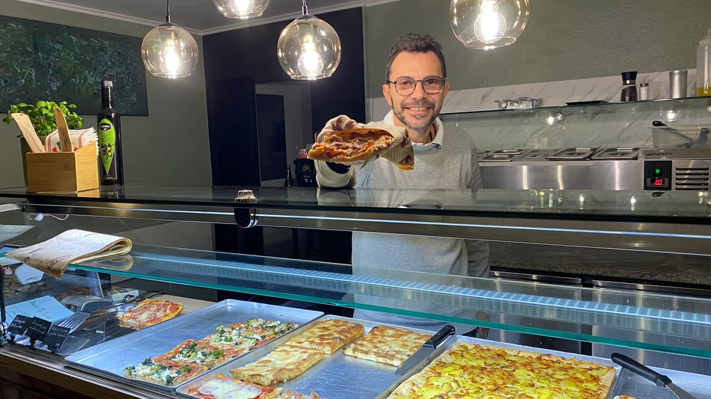 Andrea Meneghin wagt in Wernigerode einen Neustart und hat ein Bistro eröffnet, in dem er Pizza-Variationen nach italienischem Rezept anbietet.