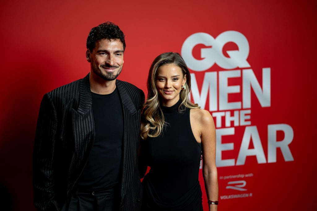 Mats Hummels kam mit Nicola Cavanis zur Verleihung des GQ-Awards.