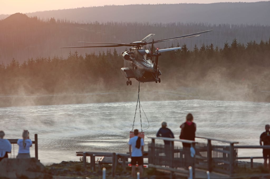 Ein verheerender Waldbrand hielt die Einsatzkräfte im September 2024 am Brocken bei Schierke (Harz) in Atem. 