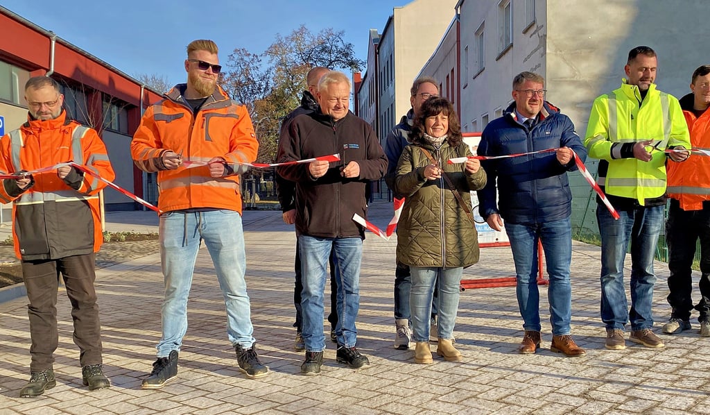 Die St.-Jacobi-Straße in Schönebeck ist heute freigegeben worden.