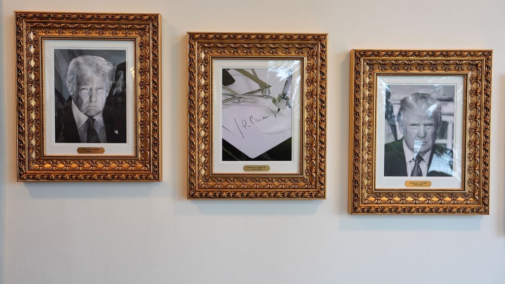 Ein Autopen als Bildnis für Ex-Präsident Biden (Archiv)