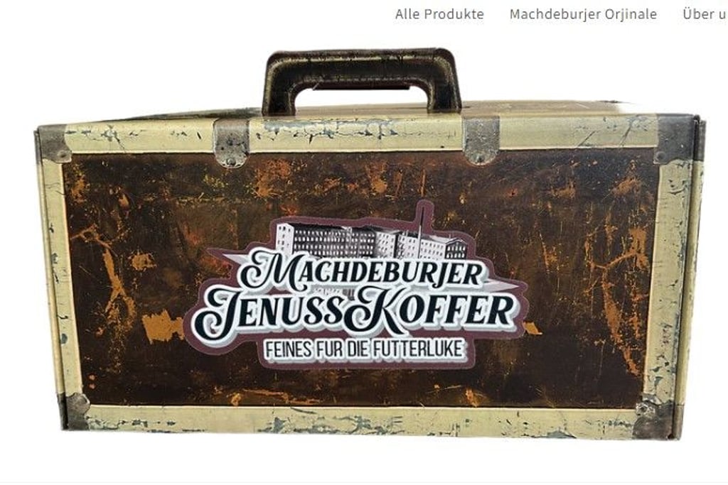 Der Magdeburger Genusskoffer - eine originelle wie leckere Geschenkidee.