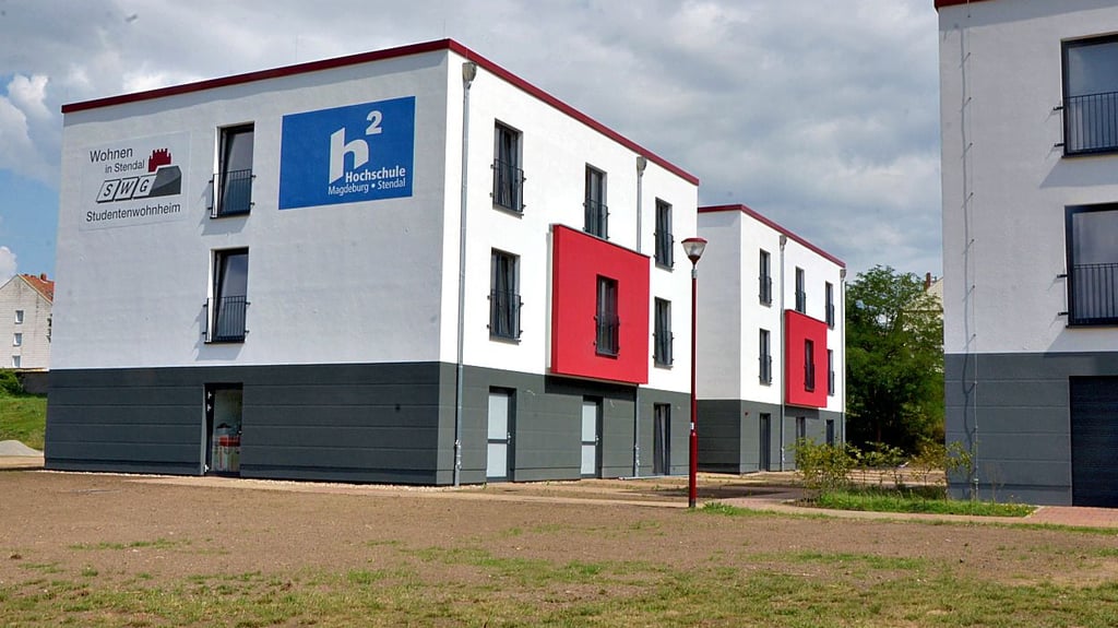 Viele Studenten wohnen in Stendal. Die beiden Wohnheime auf dem Campus der Hochschule sind   nachgefragt.