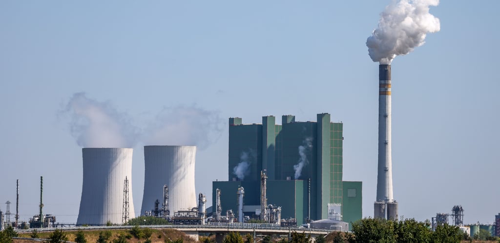 Das Kraftwerk in Schkopau ist der größte Kohlemeiler in Sachsen-Anhalt.