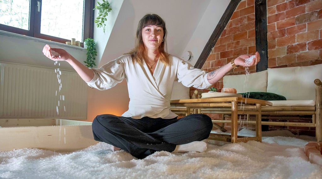 Jana Holecek hat mit ihrem Kosmetikstudio auch eine Salzgrotte in Dessau eröffnet.