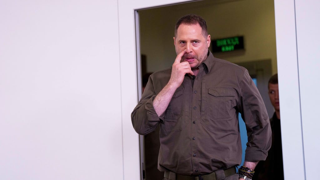 Nach Ermittlungen von Korruptionsfahndern ist Andrij Jermak, Leiter des Präsidialamtes der Ukraine, zurückgetreten. (Archivbild)