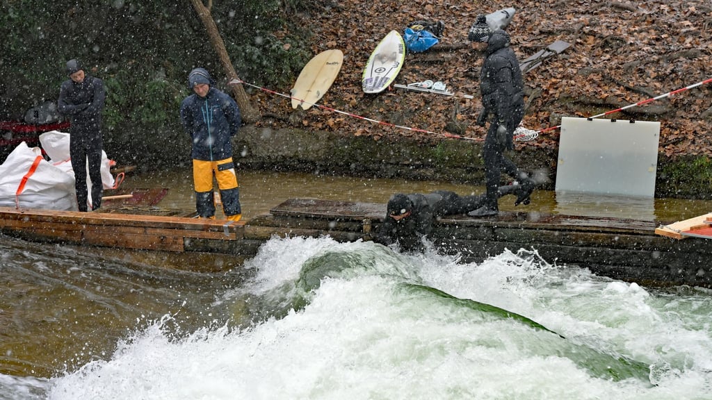 Ein Hauch einer grünen Welle war bereits beim Vorversuch zu sehen. (Archivbild)