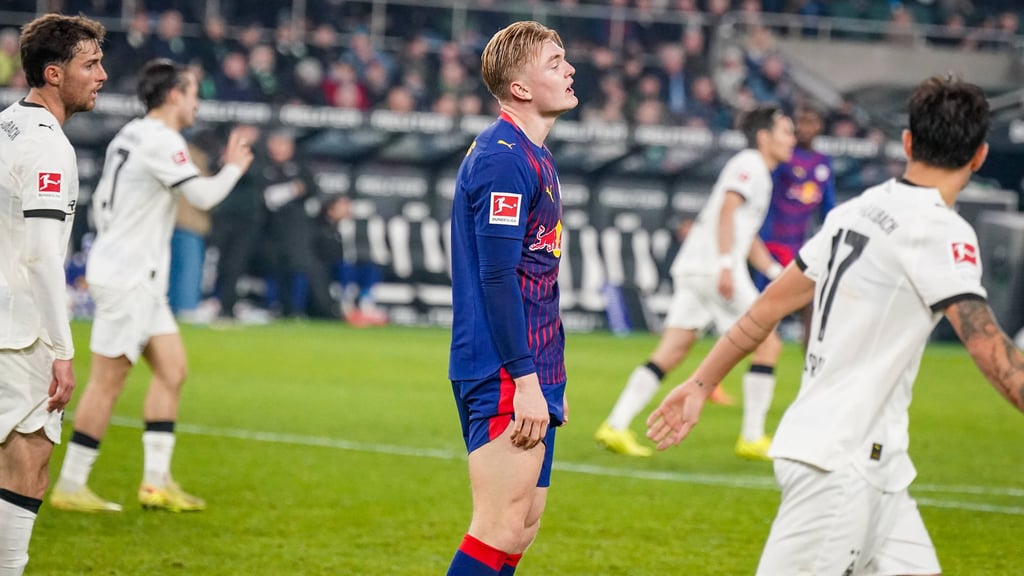 RB-Ersatzstürmer Conrad Harder hadert in Gladbach mit sich und der Welt