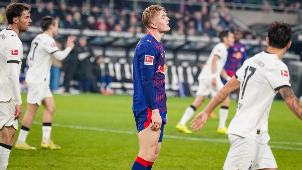 RB-Ersatzstürmer Conrad Harder hadert in Gladbach mit sich und der Welt