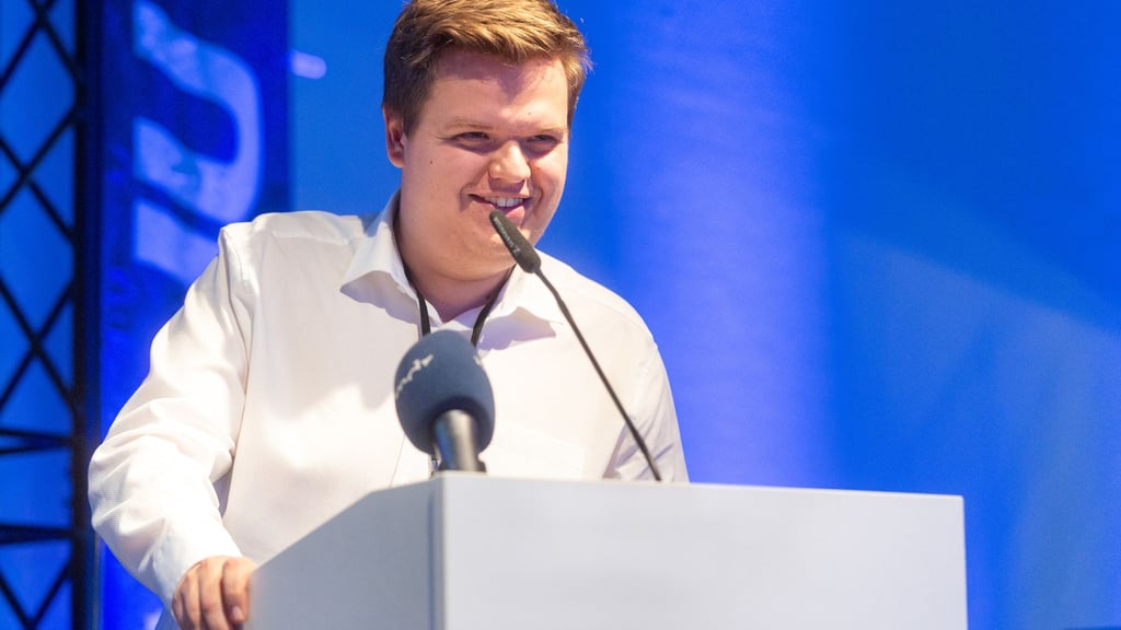 Als Landesvorsitzender der Jungen Union wiedergewählt: der 28-jährige Jurist Lennart Geibert.